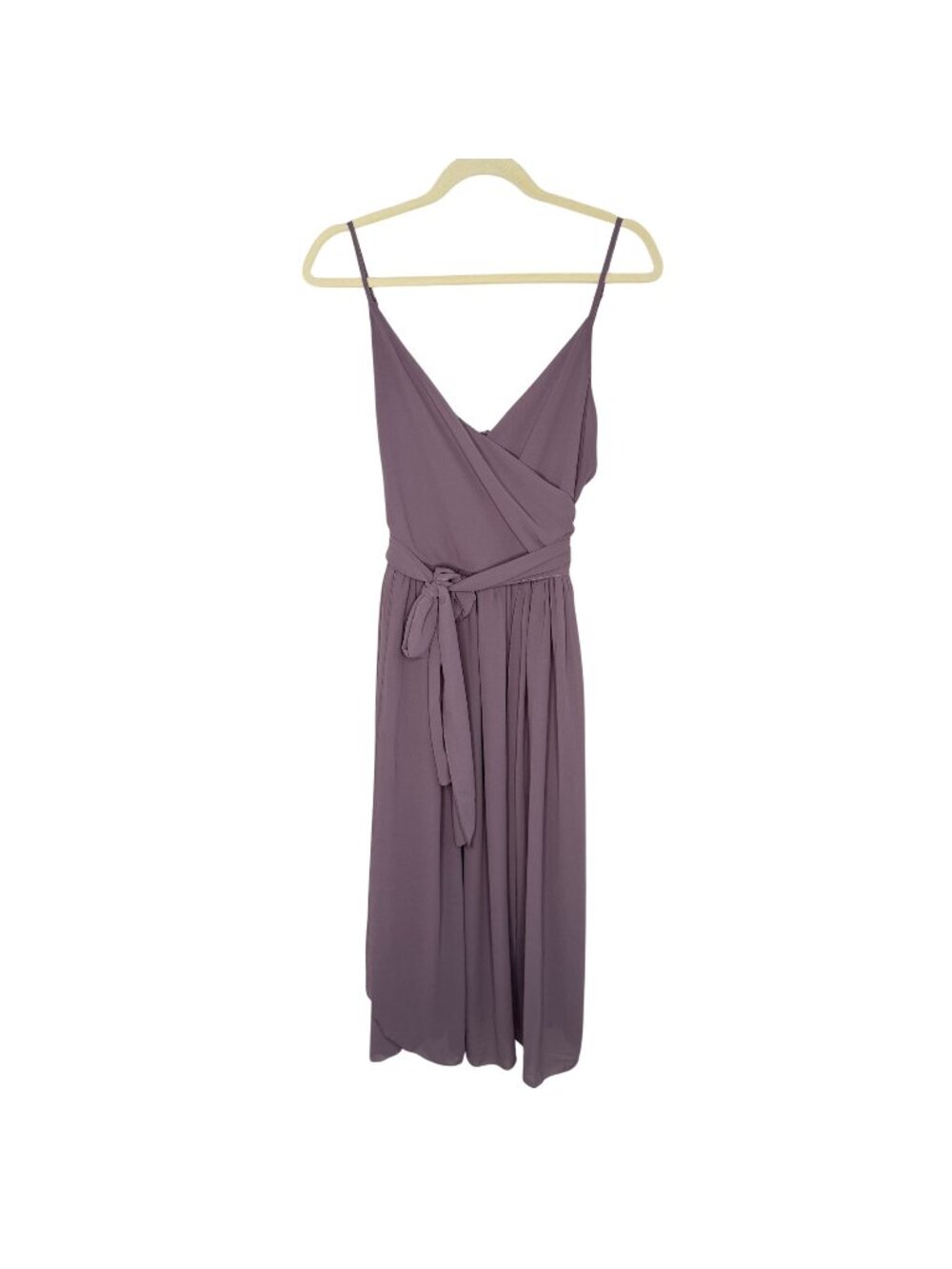 NWT Entro Sleeveless Faux Wrap Dress With Tie Waist, L